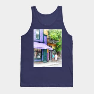 Newport RI - Strolling Down Thames Street Tank Top